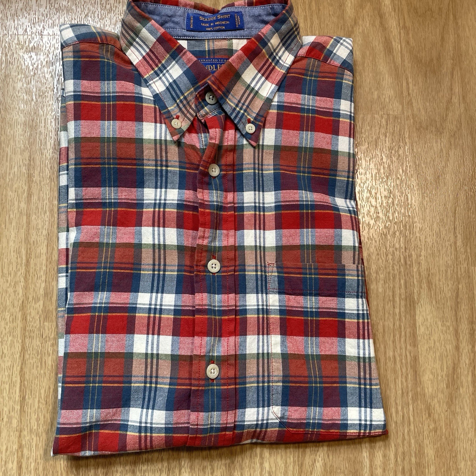 Pendleton Button Shirt Men’s Medium Plaid Short S… - image 12