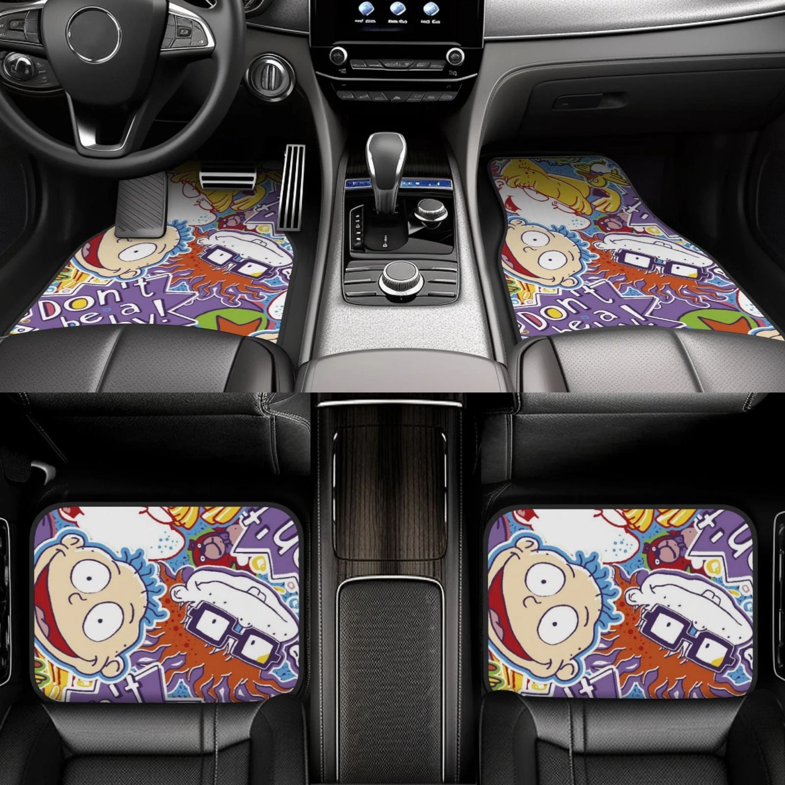 Car Floor Mat Set Rugrats Protection Full Sets Universal Fit