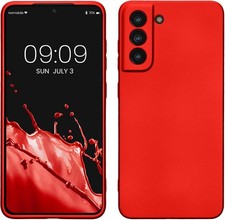 Kwmobile Case Compatible with Samsung Galaxy S21 FE Case - Soft Slim Metallic