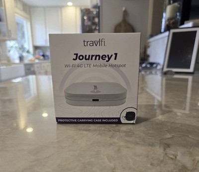TravlFi Journey1 Wi-Fi 4G LTE Mobile Hotspot - White (F)
