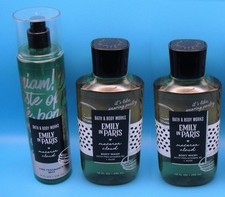 Bath  Body Works EMILY IN PARIS MACARON CLOUD Fragrance Mist 1  Body Wash 2 