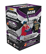 2025 Panini Prizm Baseball MLB Trading Cards Blaster Box - 4 Blue Ice Prizms 🔥
