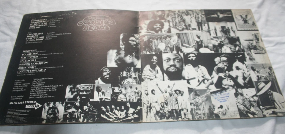 Osibisa Vinyl-LP Heads MCA 1972 Afro-Beat Ethno-Pop Funk Soul - Bild 2 von 3