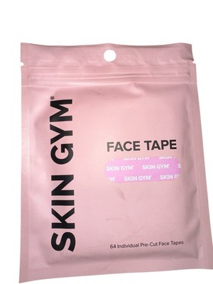 SKIN GYM Face Tape (64 ea) Smooths Wrinkles Overnight, Firm &Tones Muscle NIP