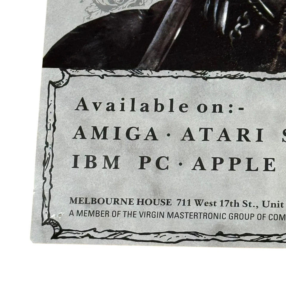 Vintage War in Middle Earth Poster 1980s Amiga Atari ST IBM PC Apple IIGS - Image 4 of 4