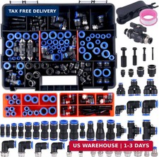 200 PCS Air Hose Quick Connect Fitting Assortment Kit,Push to Connect Fittings 1