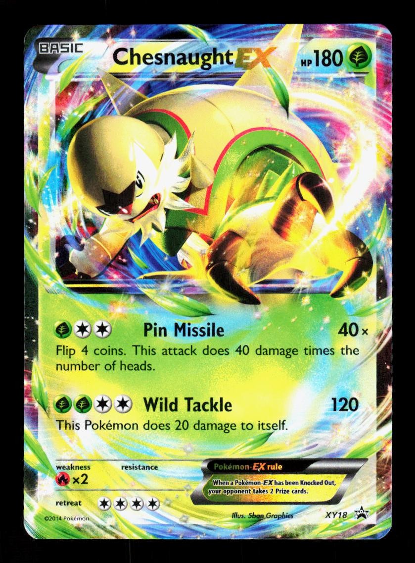 Chesnaught EX XY18 Holo Promo XY Promo Pokemon Holo LP