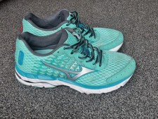Mizuno Wave Inspire 11  Turquoise UK 4.5 US W7 Eur 37 Bra 35 JP 23.5  Worn, Good