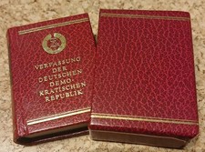 Verfassung der DDR Minibuch Buch Geschichte