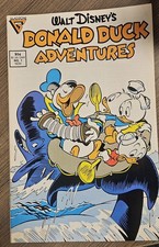 1987 Walt Disney DONALD DUCK ADVENTURES. Carl Banks art Huey Dewey Louie cover