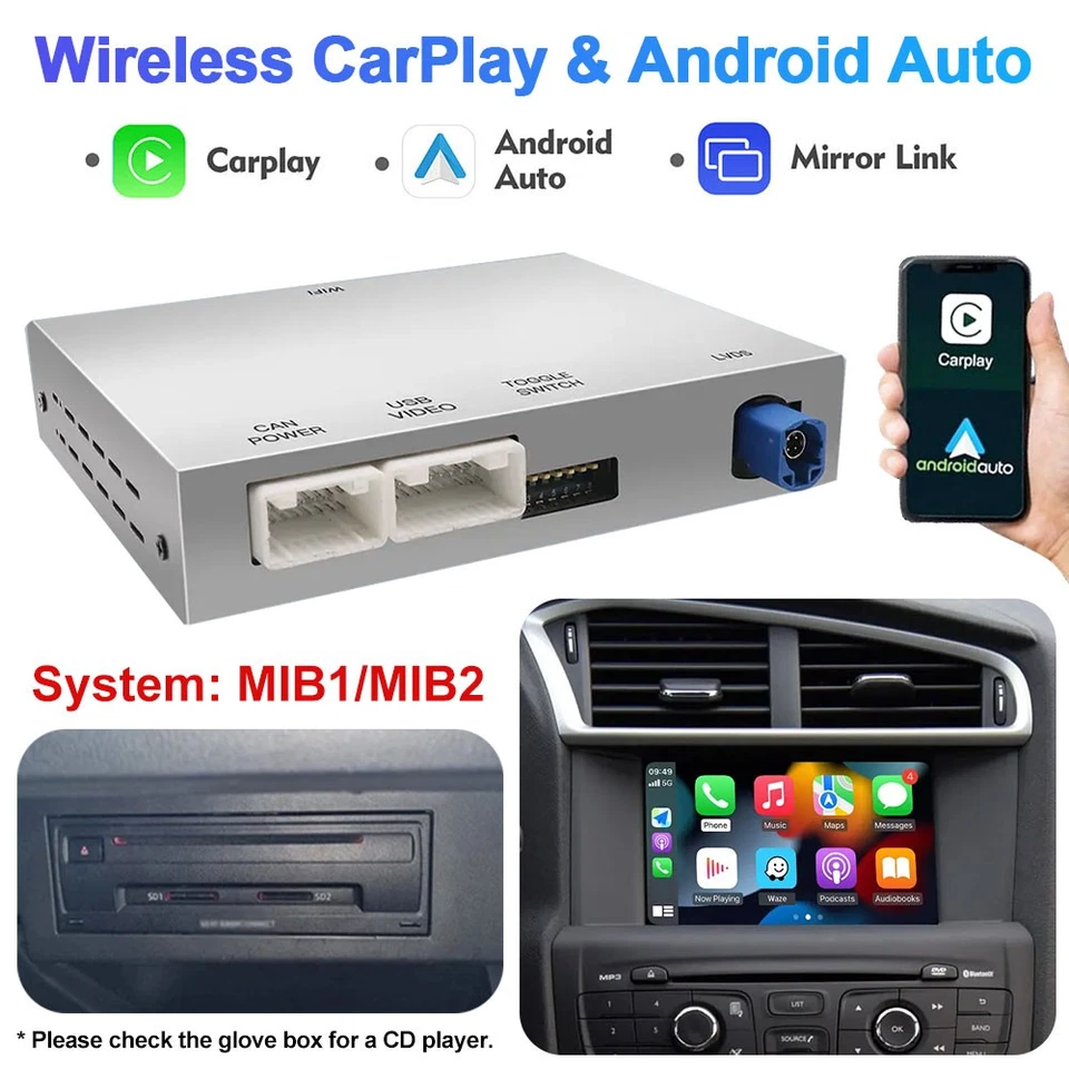 Wireless Carplay Android Auto Modul Für VW MIB1/MIB2 Plattform VW Golf 7 Passat - Bild 2 von 4