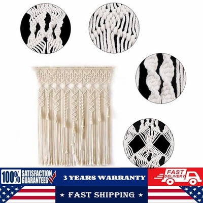 Large Macrame Wall Hanging Hand Woven Tapestry Bohemian Boho Chic Art Home Decor
