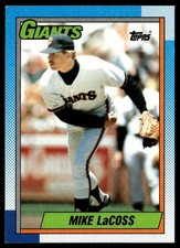 1990 Topps Mike LaCoss San Francisco Giants #53