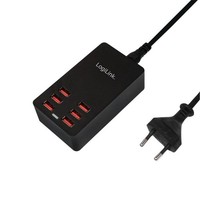 Logilink PA0140 Usb Tischladeadapter 8X Usb-Port 44W
