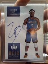 2019-20 Panini Court Kings Heir Apparent Luguentz Dort #HA-LUG /149 (AU, RC)