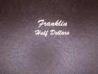 Complete 35 Pc Set BEN FRANKLIN Half Dollar 90% SILVER 1948 - 1963 DANSCO ALBUM