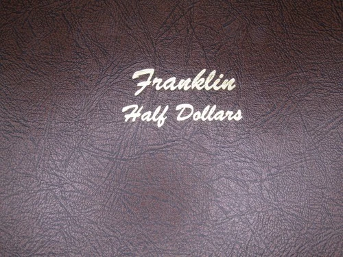 Complete 35 Pc Set BEN FRANKLIN Half Dollar 90% SILVER 1948 - 1963 DANSCO ALBUM