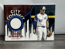 2026 Topps Chrome Update Nacho Alvarez Jr. CITY CONNECT JERSEY RELIC Blue /150