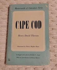 Cape Cod By Henry David Thoreau Illustrated 1st Paperback Edition 1965