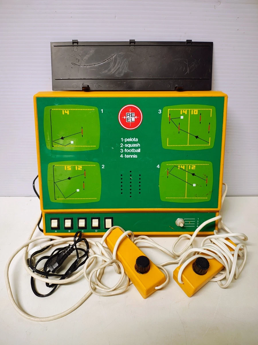 Reel GIOCHI TV Console con 6 Videogiochi a Colori in Box