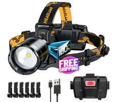 Lampara De Cabeza Linterna Frontal Recargable L mpara Luz LED Faros Para Cazeria