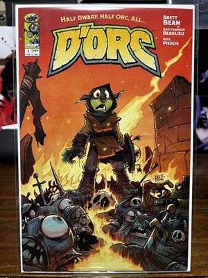D'orc #1 A Cover 1st Print Image Comics 2026 Brett Bean Half Dwarf Half Orc NM