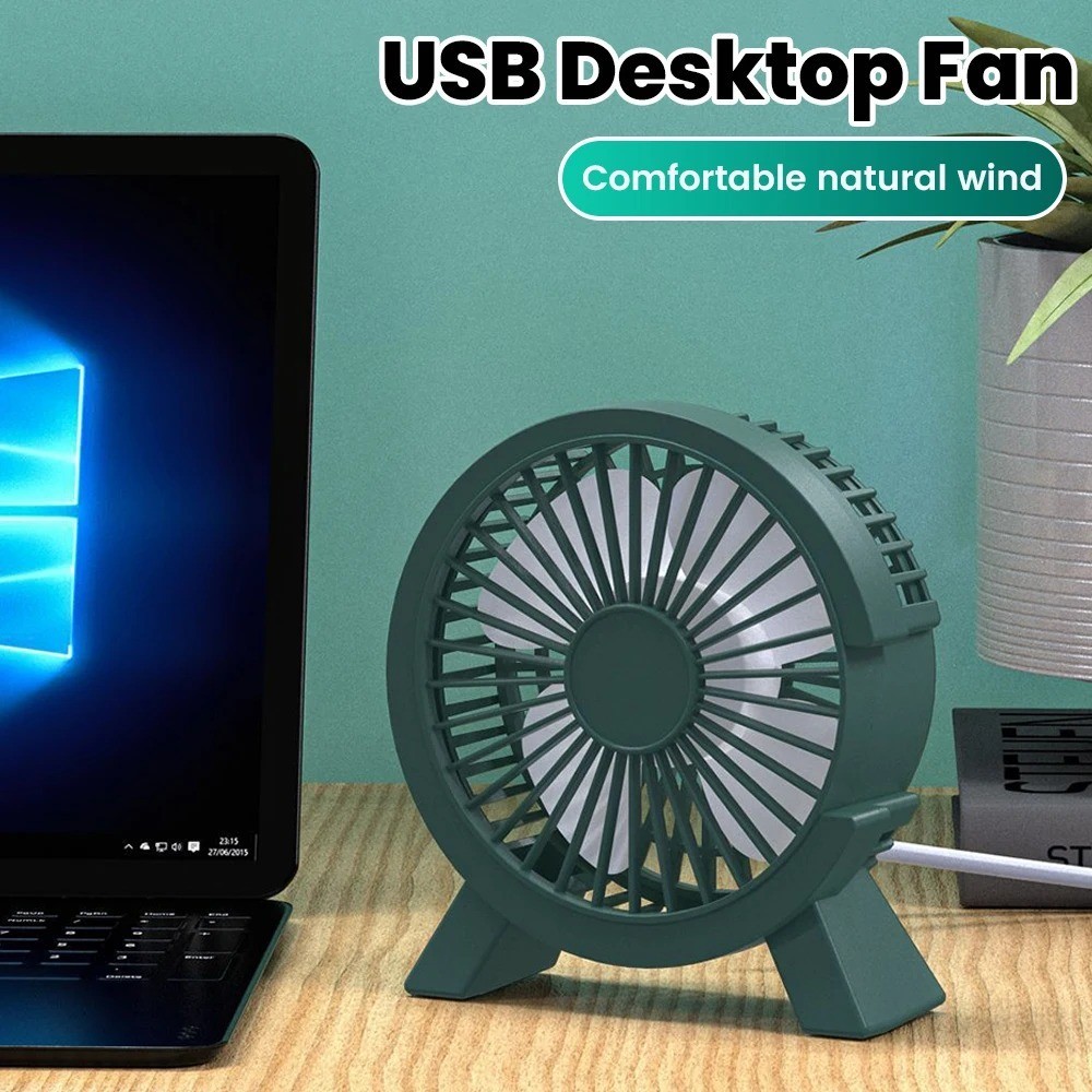 Mini Handheld Fan Portable Powerful Desk Cooler Cooling USB Rechargeable 4000MAH