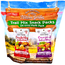 Nature's Garden Trail Mix Snack Packs 24 x 1.2 Oz EXP 08/2026