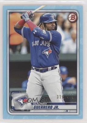 2020 Bowman Sky Blue 310/499 Vladimir Guerrero Jr #50 00d2