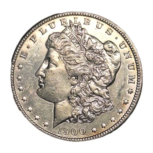 1900 Morgan Silver Dollar Some Proof Like Appearance Nice ~AU Beautiful Coin!