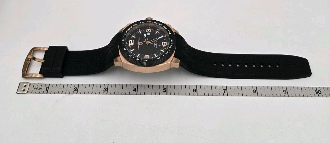 Swiss Legend Sprinter Watch Stainless Steel Silicone Band New