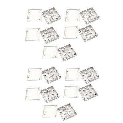 10Pcs 2 Ports SC Fiber Optics Optical Termination Distribution Protection Box E