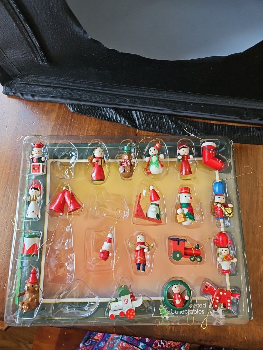 Joybrite Wooden Ornaments 24 Pc.(20) Set Hand Painted Vintage Christmas
