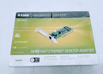 D-LINK 10/100 DESKTOP PCI ADAPTER DFE-530TX+ WINDOWS OS INTERNAL NETWORK CARD