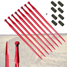 Frontladerzinken Frontlader 810mm M22x1.5 Zinken Großballenzinken 8x + Buchsen