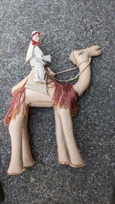 16  Camel Leather With Rider  Bohemian  Arabian Dromedary