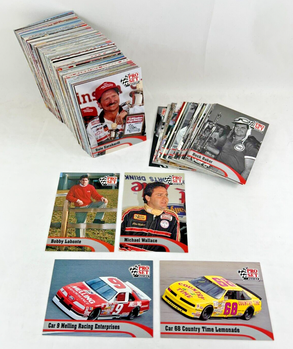 Pro Set Racing WINSTON CUP SERIES 1992 Edition Complete Card Set