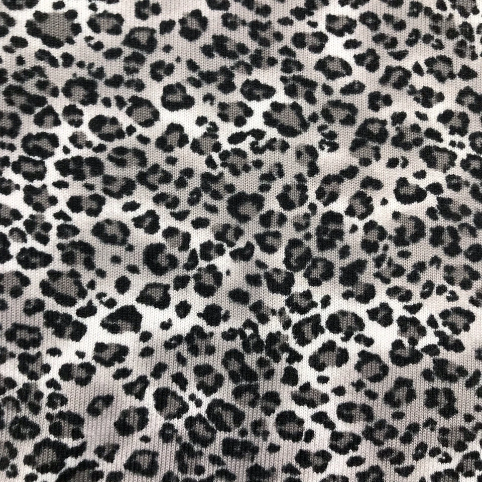 Kensie 衬衫女式中号灰色动物豹纹轻便腰带全新带标签 — 第 2/4 张图片