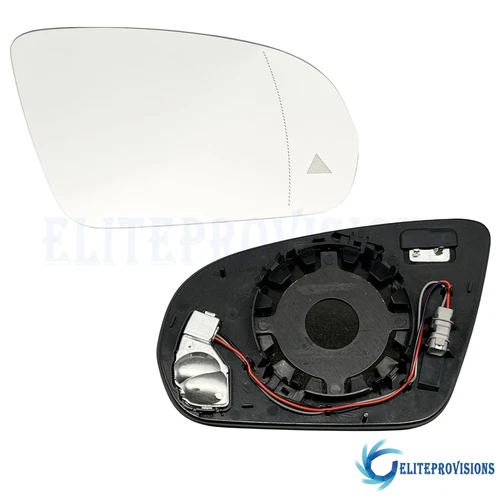 Passenger Side Mirror Glass with Heated Blind Spot for Mercedes GLC C300 2016-23