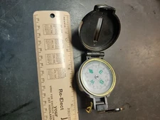 3" Engineer Lensatic Compass Black Plastic Navigator Boy Scout Trail Tool