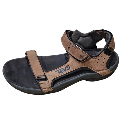 Teva Spider  Rubber Men\'s Brown and Black Strap Sandals Sandals Teva Spider Rubber Teva Hydratrek Sandal Desert Palm  main image 4