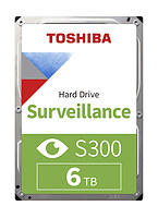 Toshiba S300 Surveillance - 6 TB - 7200 RPM - 256 MB - 3.5'' - Serial ATA III