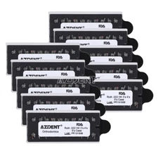 10X Dental Orthodontic Metal Bracket Braces Monoblock Mini Roth.022 345 Hooks 