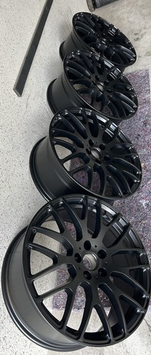 PLATIN Felgen Audi Mercedes etc 8x19“ ET28 Schwarz Matt Neu Pulverbeschichtet - Bild 3 von 5