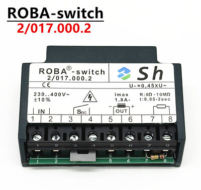 ROBA -switch 2/017.000.2 230..400V~ 1.8A field excitation brake rectifier