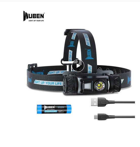 WUBEN H1 LED Headlamp USB Rechargeable 1200 Lumens Waterproof Head Lamp Light