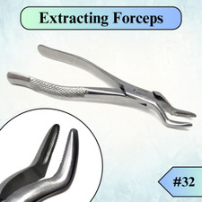 Extracting Forceps Dental Surgical Instruments 32 Stainless Steel German Grade