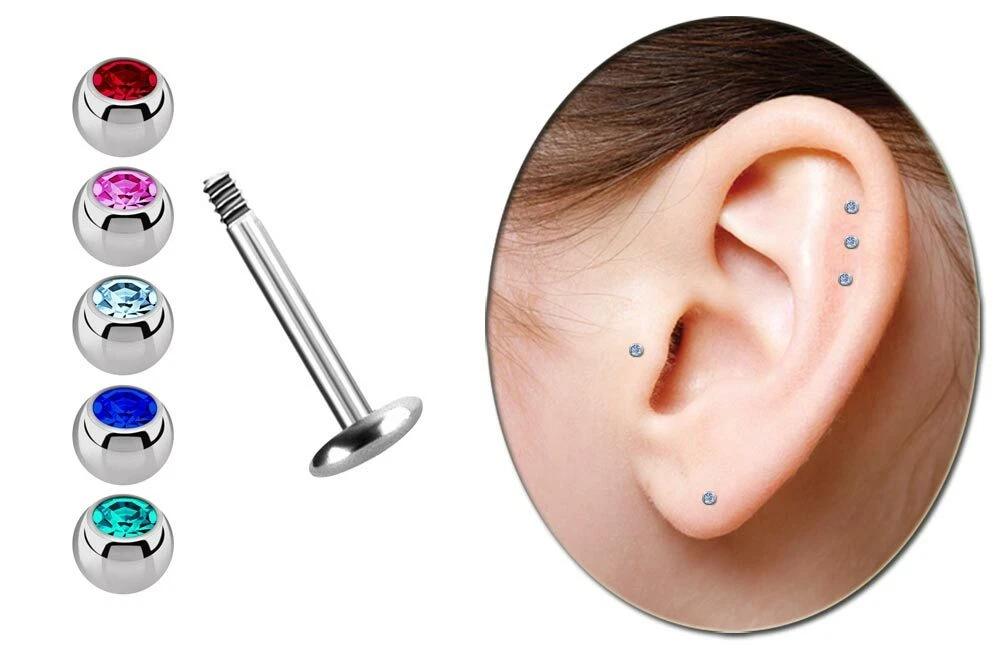 Labret shop piercing stud