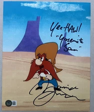 Maurice LaMarche autographed signed 8x10 photo Beckett BAS COA Yosemite Sam
