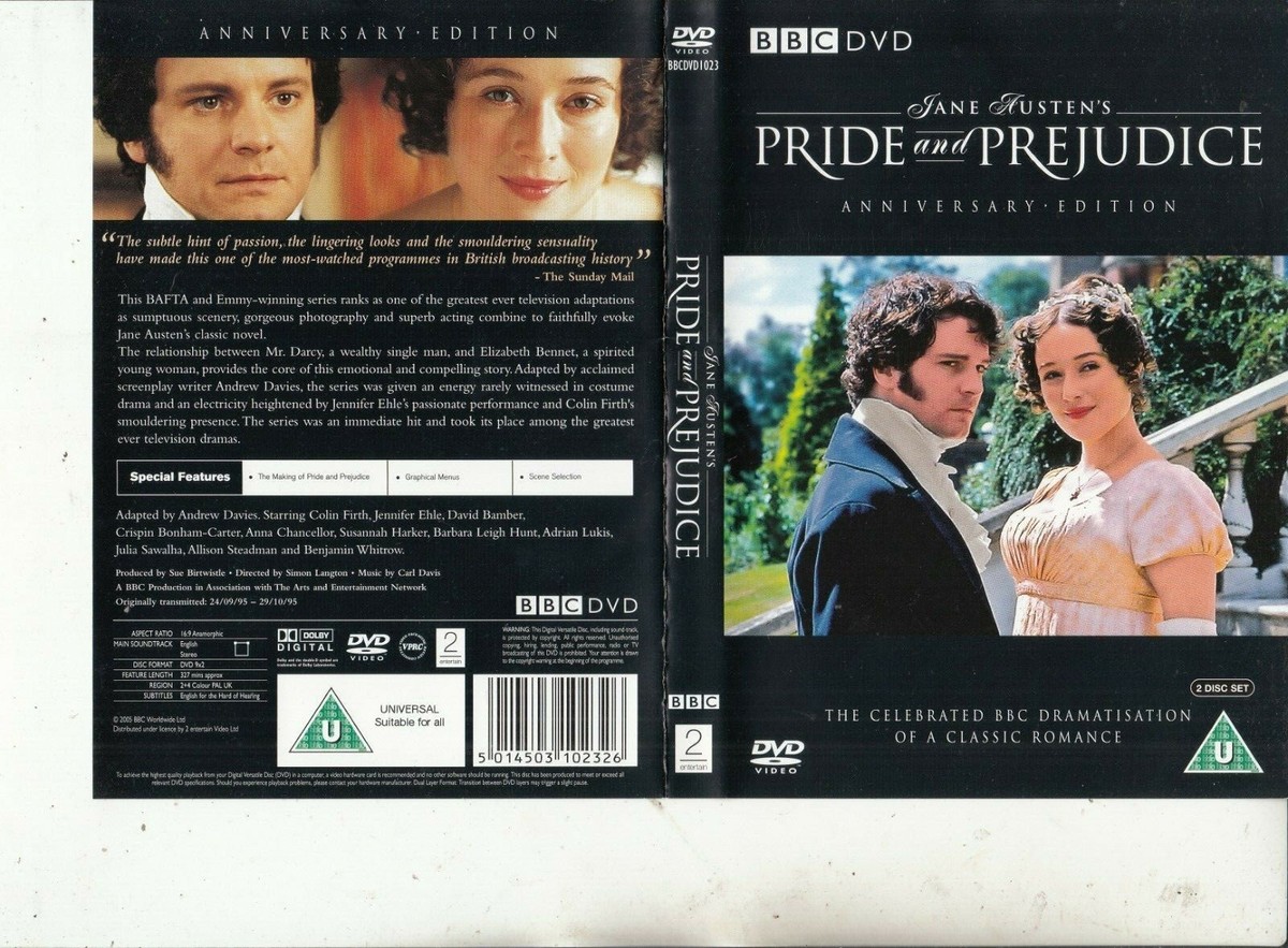 Pride and Prejudice-1995-TV Mini-Series BBC-2 DVD | eBay